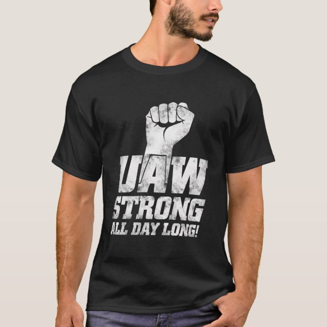 Uaw Strike Red Tee United Auto Workers Union Uaw S (Front)