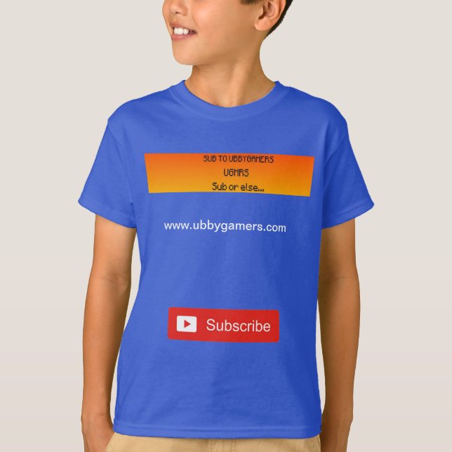 Ubby Gamers T-Shirt (Front)