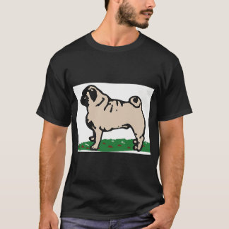 Ube the Pug Cartoon T-Shirt