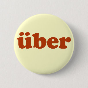 Uber 6 Cm Round Badge