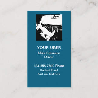 Uber Driver Ride Hailing Business Cards