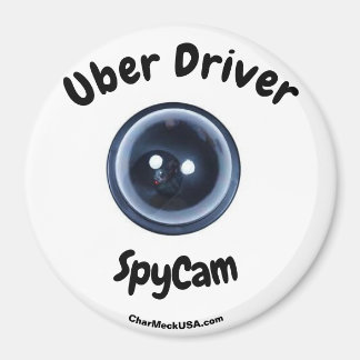 Uber Driver SpyCam large magnet
