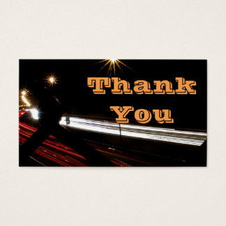 Uber Eats Order Thank you Business Card