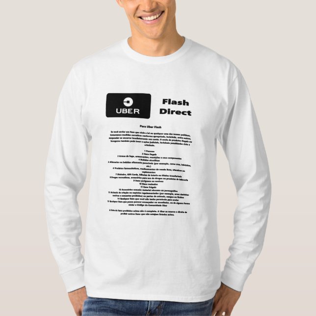 Uber Flash Direct Guidelines T-Shirt (Front)