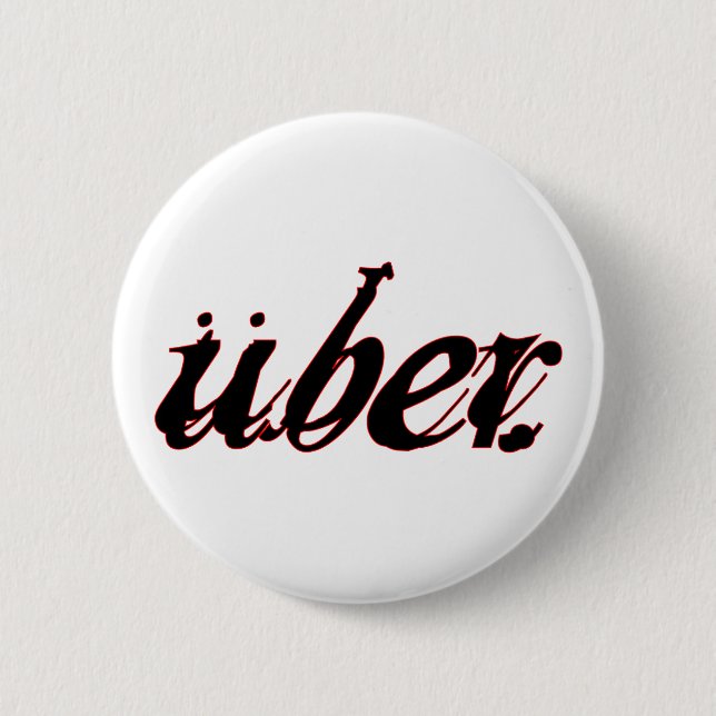 UberButton 6 Cm Round Badge (Front)