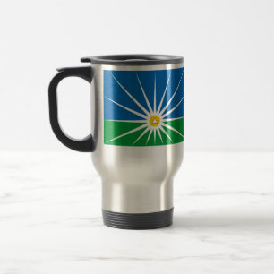 Uberlandia Minasgerais Brasil, Brazil flag Travel Mug