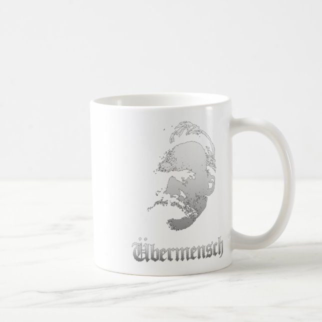 Ubermensch – Friedrich Nietzsche Best German Philo Coffee Mug (Right)
