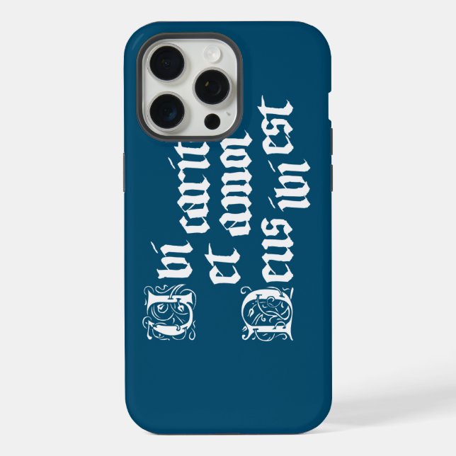 Ubi Caritas iPhone Case (Back)