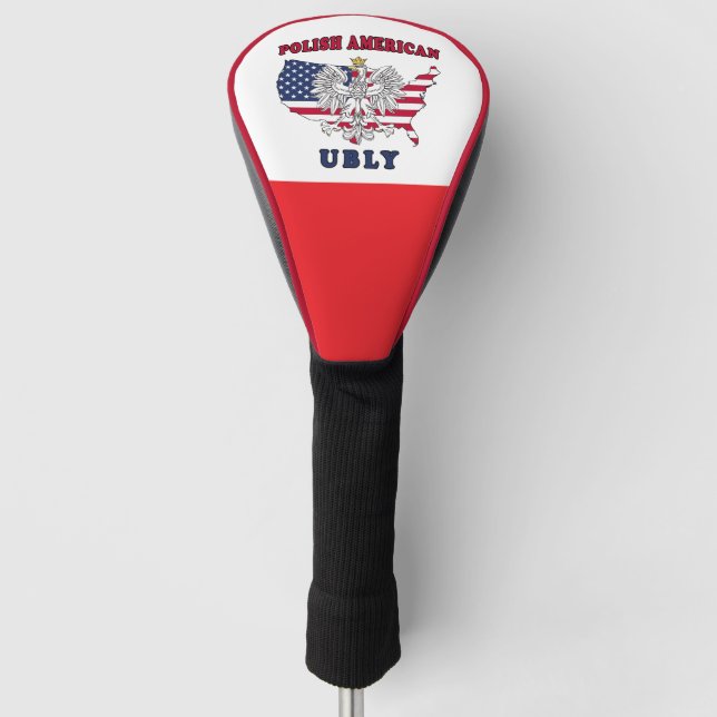 Ubly Michigan Polish Golf Head Cover (Front)