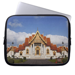 Ubosot Hall or Bot, Wat Benchamabophit, Bangkok, Laptop Sleeve