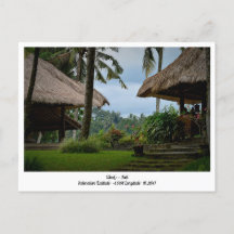 Ubud, Bali Indonesia Holiday Travel Postcard