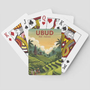 Ubud Bali Indonesia Travel Playing Cards