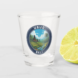 Ubud Bali Indonesia Travel Shot Glass