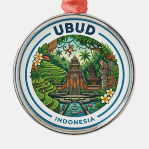 Ubud Indonesia Metal Tree Decoration