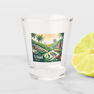 Ubud Indonesia Shot Glass