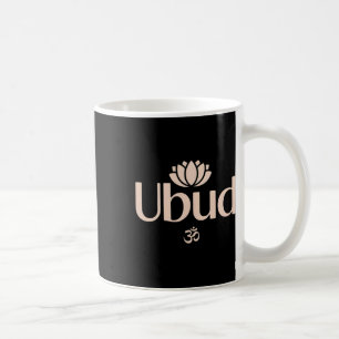 Ubud Li Aum Om Spiritual Lotus Flower Meditation Y Coffee Mug