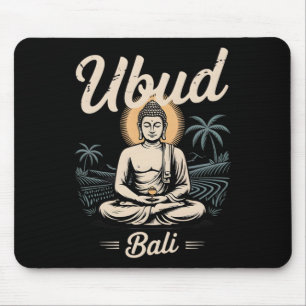 Ubud Li Buddha Spiritual Yoga Meditation Mouse Pad