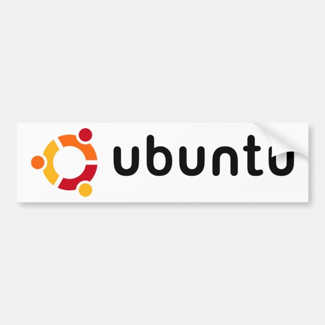 Ubuntu Bumper Sticker (Front)