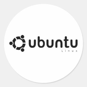 Ubuntu Linux Open Source Classic Round Sticker