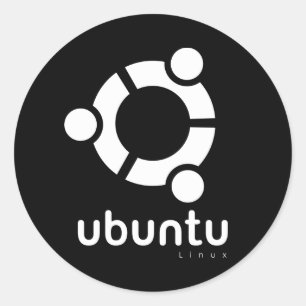 Ubuntu Linux Open Source Classic Round Sticker