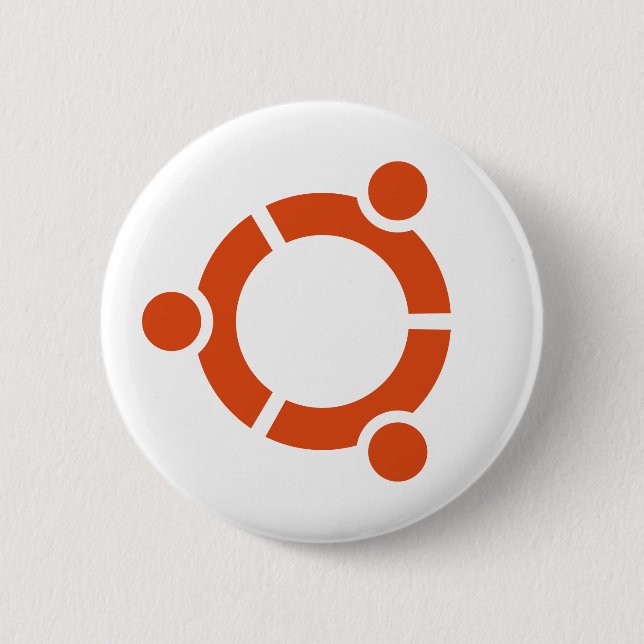 Ubuntu Logo Button (Front)