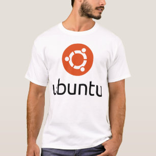 Ubuntu Men's T-shirts big black logo