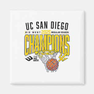 Uc San Diego Tretons 2025 Regular Season Basketbal Magnet