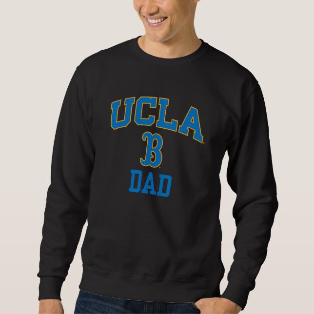 UCLA Bruins Dad Icon Black Officially Licensed Sweatshirt (Front)
