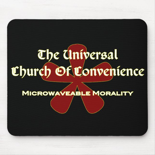 UCOC Microwave - Dark Mouse Pad (Front)