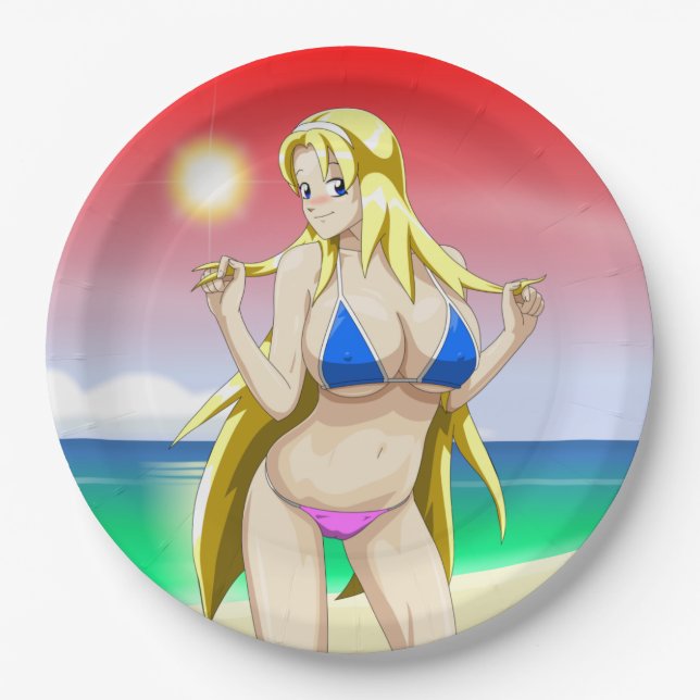 Ucogi Summer Paper Plate (Front)