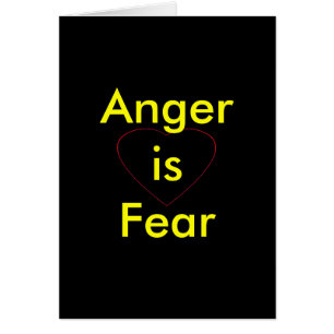 !   UCreate Anger is Fear