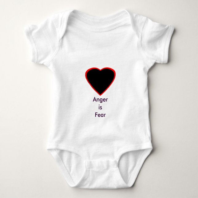 !   UCreate Anger is Fear Baby Bodysuit (Front)