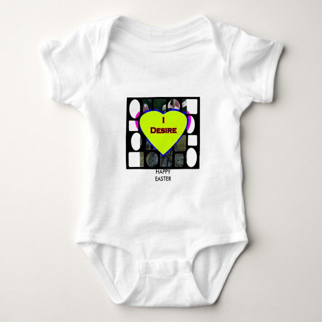 !UCreate Happy Easter Baby Bodysuit (Front)