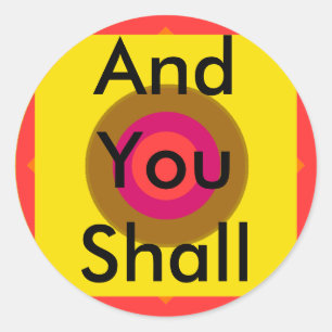 ! UCreate Zazzle - Ask You Receive The MUSEUM Classic Round Sticker