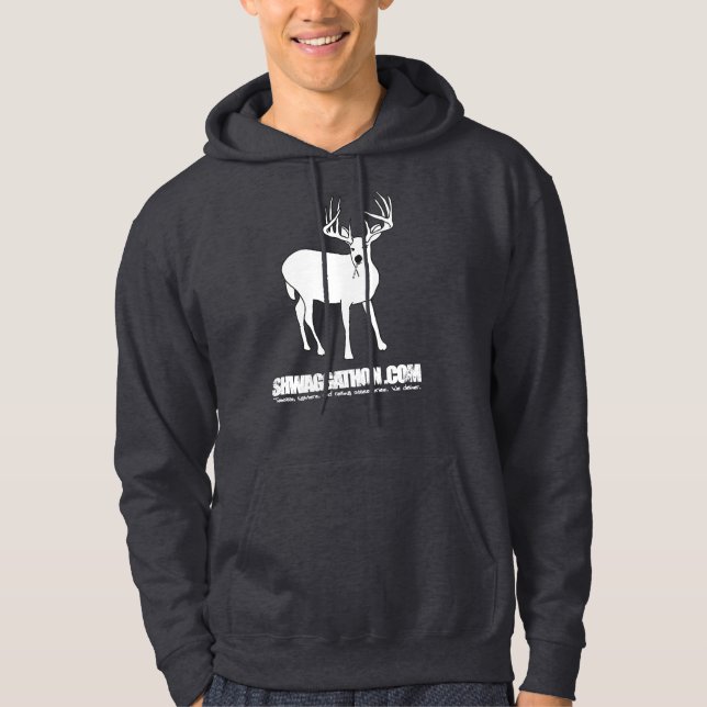 UCSC Smoking Deer Dark Grey Hoodie (Front)
