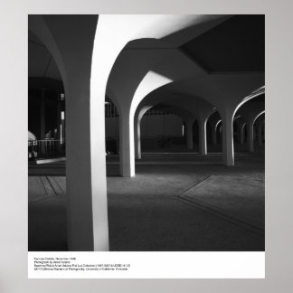 UCSD Campus Details by Ansel Adams Poster
