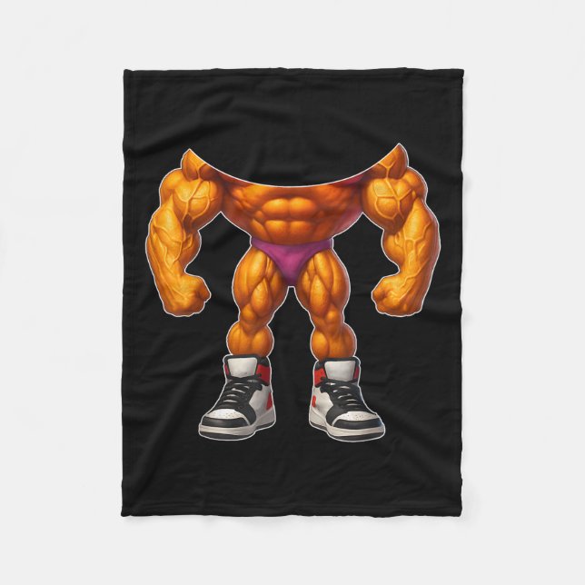 Udin Din Din Dun Funny Italian Brainrot Halloween  Fleece Blanket (Front)