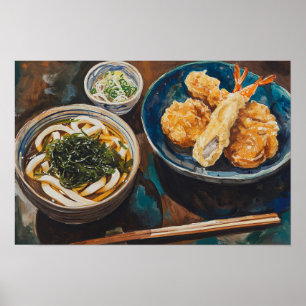 Udon and Shrimp Poster