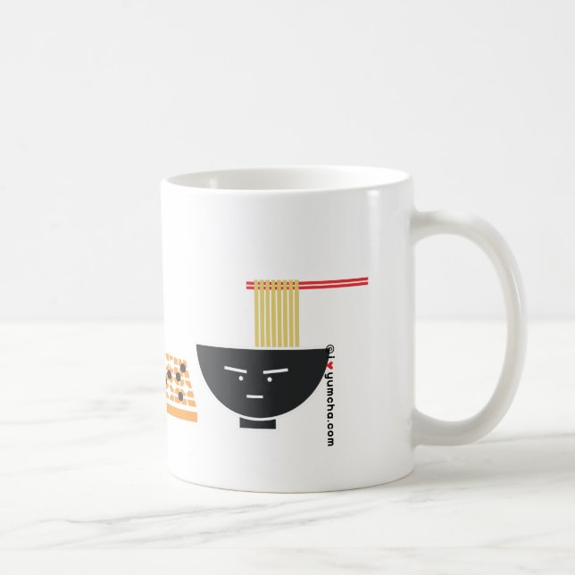 Udon & Green Tea Bag Playing Go Mug (Right)