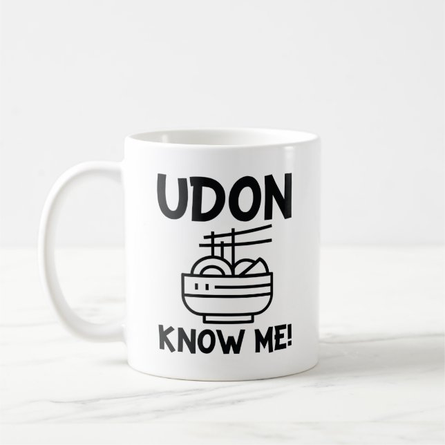 Udon Know Me Coffee Mug (Left)