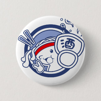 Udon "Sake" Chan 6 Cm Round Badge
