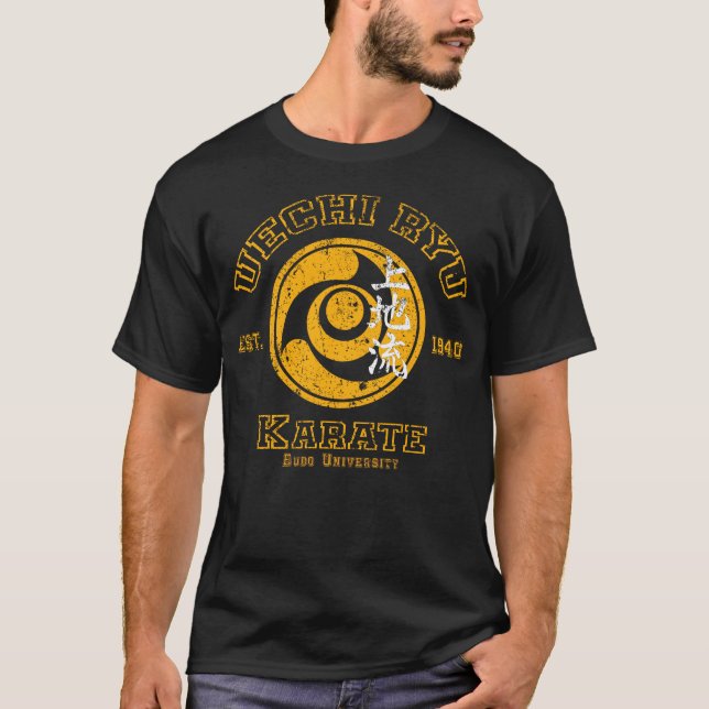 Uechi Ryu Karate Budo Academy Martial Arts Design T-Shirt (Front)