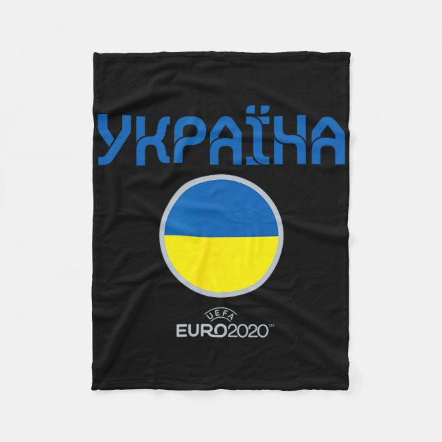 Uefa Euro 2020 ukraine' Nation  Fleece Blanket (Front)