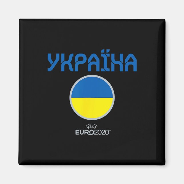 Uefa Euro 2020 ukraine' Nation  Magnet (Front)
