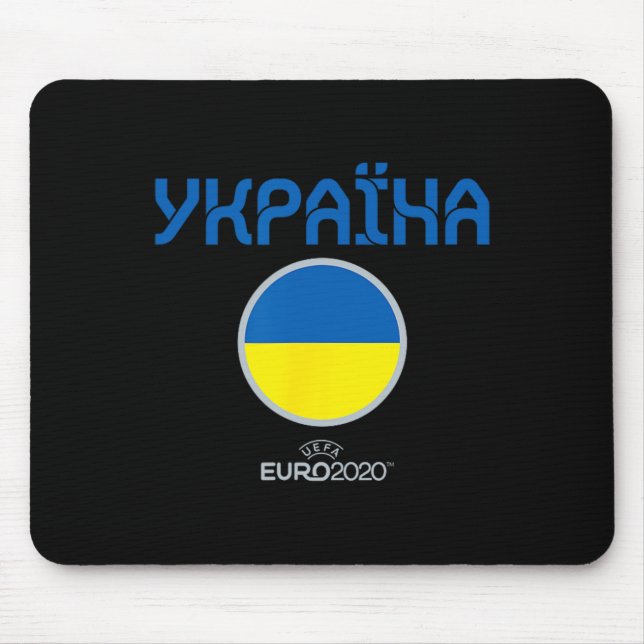 Uefa Euro 2020 ukraine' Nation  Mouse Pad (Front)