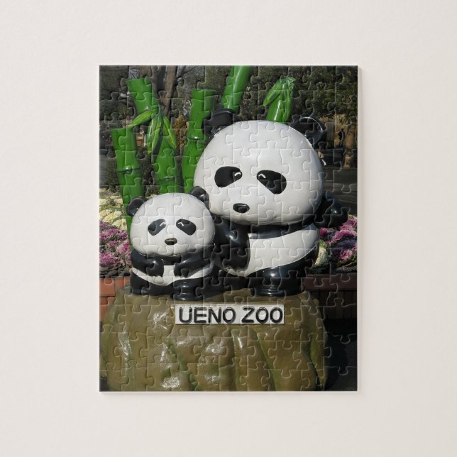 Ueno Zoo Panda Sign Jigsaw Puzzle (Vertical)