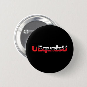 UEqualsU HIV Awareness - Advocate Typography 6 Cm Round Badge