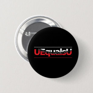 UEqualsU HIV Undetectable Typography Art 6 Cm Round Badge