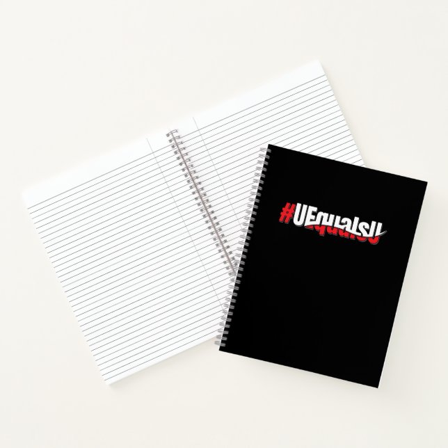 UEqualsU HIV Undetectable Untransmittable Art Notebook (Inside)