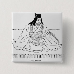 Uesugi Kenshin 15 Cm Square Badge